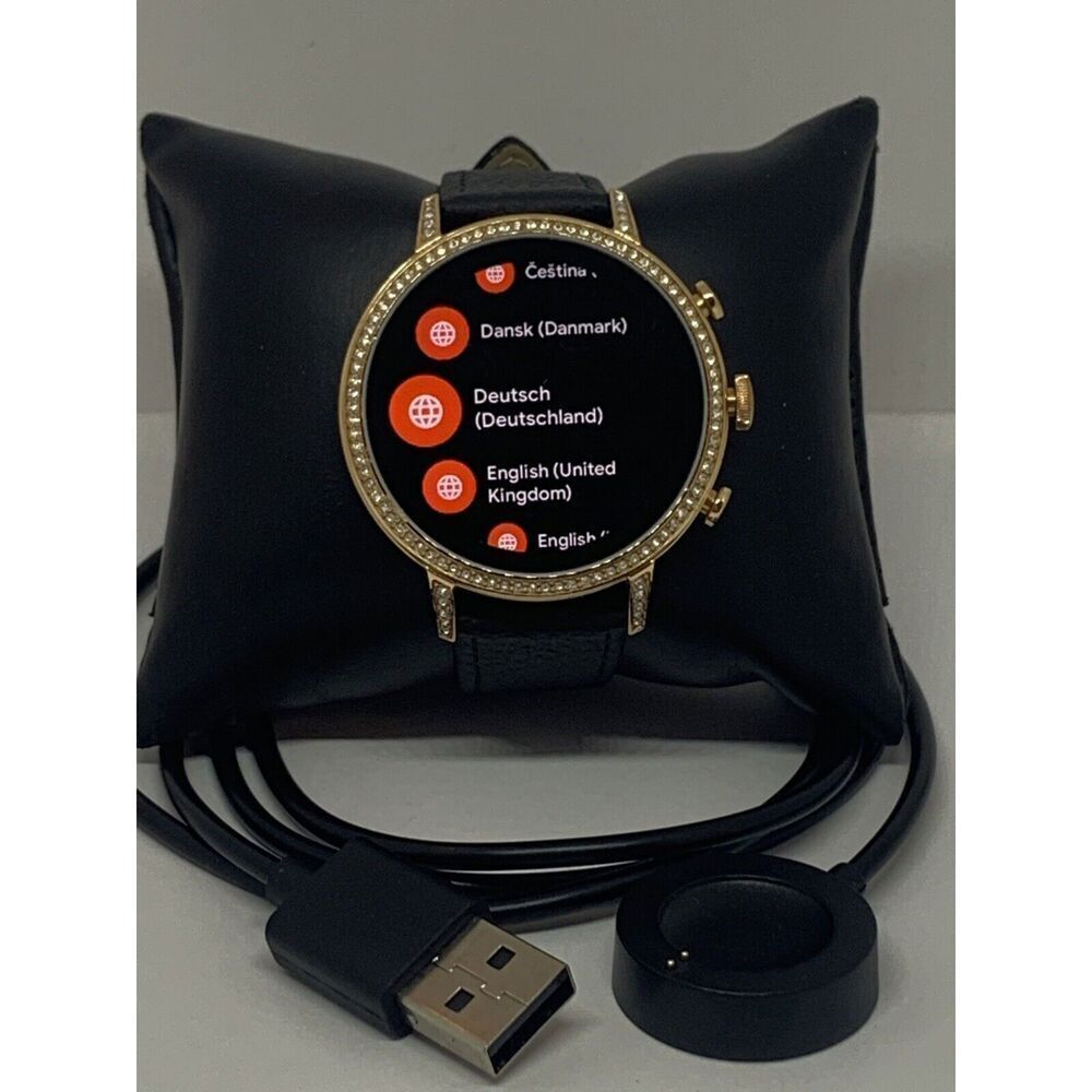 Fossil Gen 4 Authentic Digital Dial Smart Watch Custom Band FTW6015 QT474